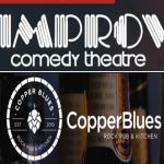 Improv Comedy Club & Copper Blues Logo