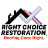 RIGHT CHOICE RESTORATION Logo