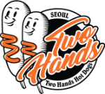 Two Hands Corn Dogs Logo