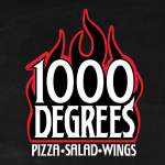 1000 Degrees Pizza Salad Wings Logo