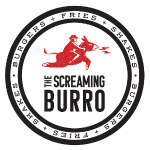 Screaming Burro Burgers + Fries + Shakes Logo