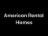 American rental homes Logo