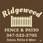 Ridgewood fence and patio Logo